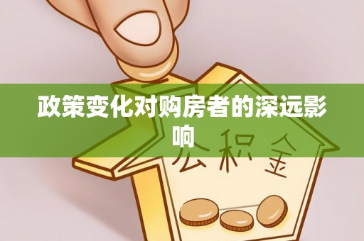 白水政策变化对购房者的深远影响