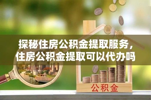 白水探秘住房公积金提取服务，住房公积金提取可以代办吗的全方位解析