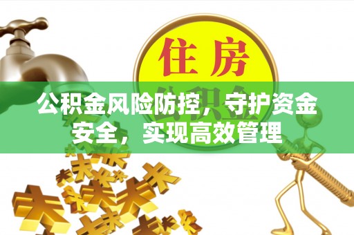 白水公积金风险防控，守护资金安全，实现高效管理