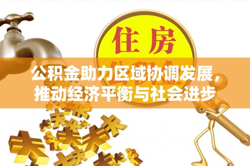 白水公积金助力区域协调发展，推动经济平衡与社会进步